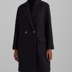 CLUB MONACO RELAXED DOUBLE-BREASTED COAT
